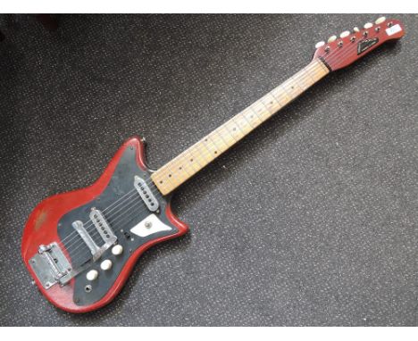 A vintage Burns Sonic electric guitar circa 1960
This is a fine example of a 56 year old Burns Sonic in all-original and full