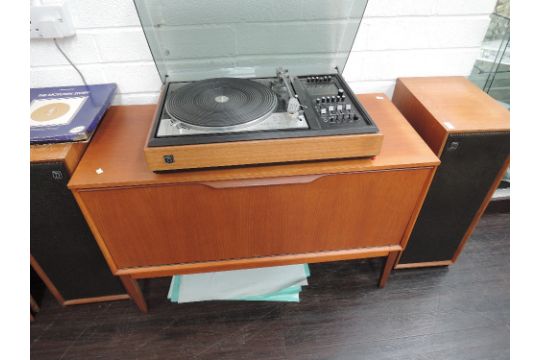 A Vintage Dynatron Music Centre Gl78 With Ls2034 Speakers And