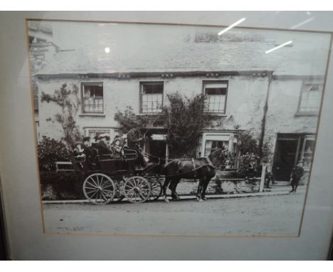 Four re-print photographs of 19th century Bowness on Windermere