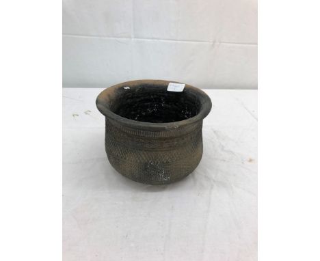 A large Persian ceramic bowl