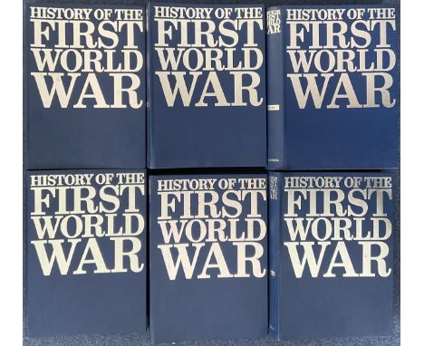 WW1. Collection of 6 Volumes History Of The First World War Folders. Giving Lots of Information Relating To The Great War. Ho