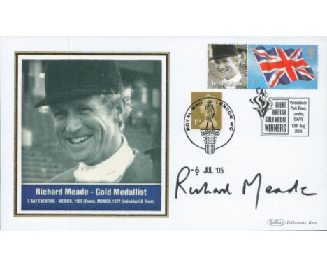 Richard Meade Signed Olympic Games 3 Day Event First Day Cover. Good condition. All autographs are genuine hand signed and co