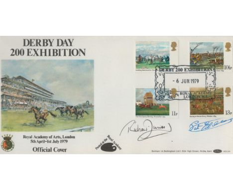 Pat Eddery (1952-2015) Jockey Signed Derby Day First Day Cover. Good condition. All autographs are genuine hand signed and co