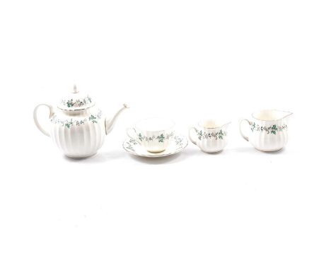 Extensive Royal Worcester table service, Chapel Hill pattern, including tea, coffee and table wares.