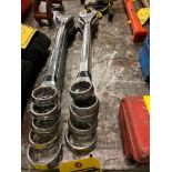 (5) Metric End Wrenches, 38mm-50mm