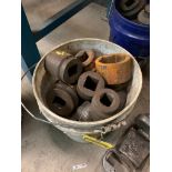 Bucket of Assorted Impact Sockets 1", 1-1/2" Drive