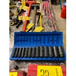 (2) GP 1/2" Drive Socket Sets, Standard & Metric