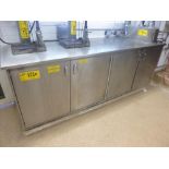 s/s cabinet (2nd Floor, Test Kitchen)