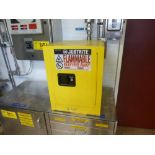 JustRite flammables cabinet, 4 gal. (2nd Floor, Test Kitchen)