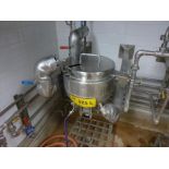 Highland test kettle, ser. no. 88050-1 (2013), s/s, jacketed (2nd Floor, Test Kitchen)