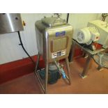 Walker lab liquefier mod. no. LM-10-DS ser. no. SPG-51746 10 gallons capacity, 14 in. x 14 in. x
