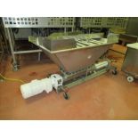 Progressive cavity pump 7. 5hp, 4 in. dia x 6 ft. L auger, with 32 in. x 70 in. x 30 in. h,