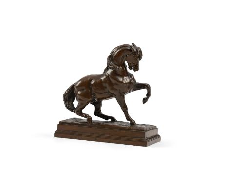 AFTER ANTOINE-LOUIS BARYE (FRENCH 1795-1875), AN ANIMALIER BRONZE 'CHEVAL TURC'  CAST BY BARBEDIENNE, LATE 19TH CENTURY  "Ant