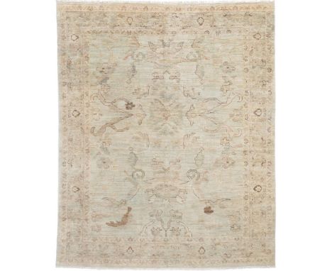 A SULTANABAD CARPET approximately 304 x 252cm  Condition Report:  Carpet with some wear overall consistent with age and use. 