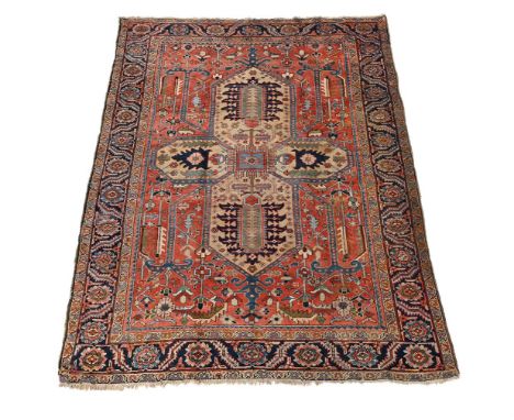 A SERAPI CARPET  CIRCA 1890 approximately 365 x 285cm  Condition Report:   Condition Report Disclaimer