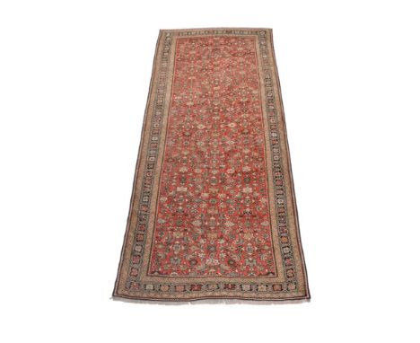 A CAUCASIAN KELLEH OR GALLERY CARPET  approximately 391 x 157cm  