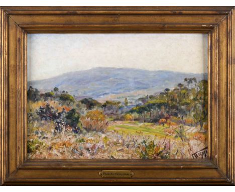 FALCÃO TRIGOSO - 1879-1956, A landscape, signed, back with author's handwritten numbering: 1107 and K 117, Dim. - 35,5 x 50 c