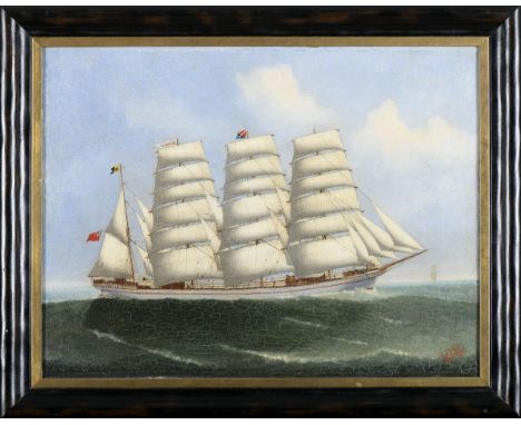 "Beachbank", oil on canvas, Chinese school, small restoration, signed LAI FONG - probably Lai Fong (c. 1869-1953), dated Kolk