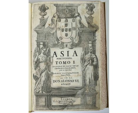 SOUSA, Manuel de Faria e.- ASIA | PORTVGVESA. | TOMO I. [II &amp; III] | DE MANUEL DE FARIA, Y SOUSA | Cavallero de la Orden 