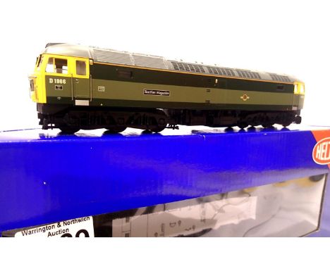 Heljan 4666, Class 47, Traction Magazine 4785/D1966 Heritage Green, in very near mint condition, boxed. P&amp;P Group 1 (£14+
