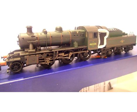 Bachmann 32-828 A, Class 2MT Ivatt, 46526, BR Green, Late Crest, weathered, in very near mint condition, boxed. P&amp;P Group