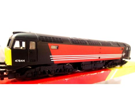 Hornby R 2677 Class 47, Virgin Railways, 47844, in excellent condition, no detail pack, box is good. P&amp;P Group 1 (£14+VAT