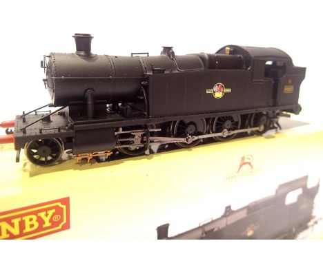 Hornby R3223, Class 42xx, 4257, BR Black, Late Crest, in very near mint condition, boxed. P&amp;P Group 1 (£14+VAT for the fi