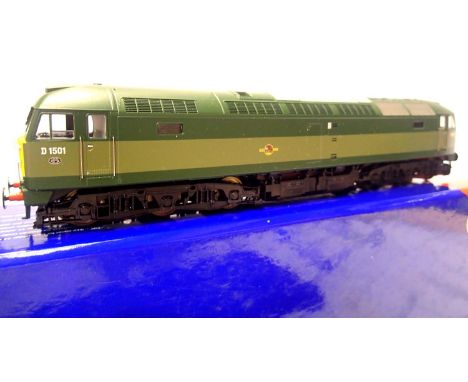 Heljan 47901, Class 47, D1501, BR Green, Late Crest, no paperwork, in excellent condition, boxed. P&amp;P Group 1 (£14+VAT fo