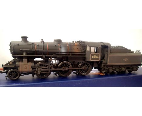 Bachmann 32-580A Ivatt Class 4MT, 43014 BR Black, Late Crest weathered, in excellent to very near mint condition. P&amp;P Gro
