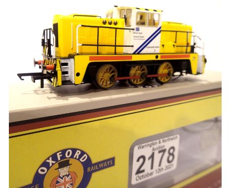 Oxford Rail, GV2013, Janus Diesel, British Steel Corporation no.5, in very near mint condition, boxed. P&amp;P Group 1 (£14+V