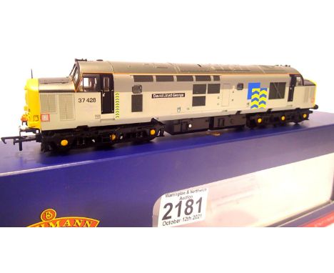 Bachmann 32-383, Class 37, David Lloyd George, 37428, Railfreight Petroleum Livery, in very near mint condition, boxed. P&amp