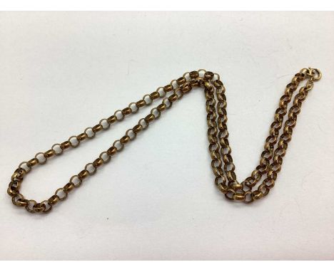 A 9ct Gold Belcher Link Chain, 46cm long (11.5grams).