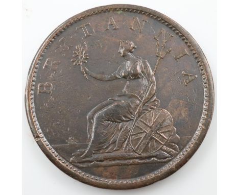 1807 penny of George III - gVF. UK P&amp;P Group 0 (£6+VAT for the first lot and £1+VAT for subsequent lots)&nbsp; 