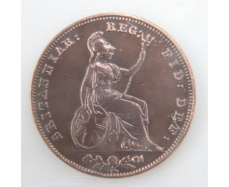 1840 farthing of queen Victoria - VF. UK P&amp;P Group 0 (£6+VAT for the first lot and £1+VAT for subsequent lots)&nbsp; 