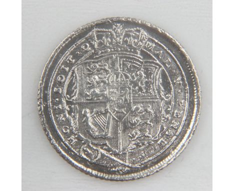 1817 silver sixpence of George III - gVF. UK P&amp;P Group 0 (£6+VAT for the first lot and £1+VAT for subsequent lots)&nbsp; 