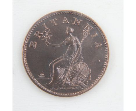 1806 farthing (with K dot variant) of George III - gVF. UK P&amp;P Group 0 (£6+VAT for the first lot and £1+VAT for subsequen