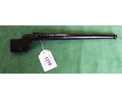 A British No.4 MKII bayonet with scabbard