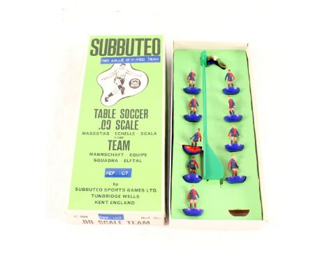 Boxed Subbuteo F.C. Basel Switzerland team (two figures as found)