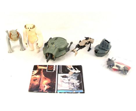 Speeder bike, Endor Forest Ranger, Taun Taun, Hoth Wampa, accessories, lase cannon (no disc) and poster