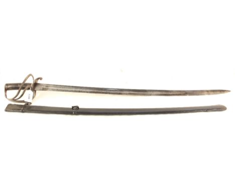 An 1853 Cavalry Troopers sword with scabbard