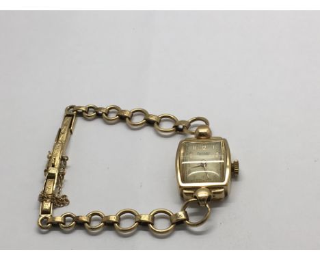 A lady's 9ct gold Rotary wristwatch