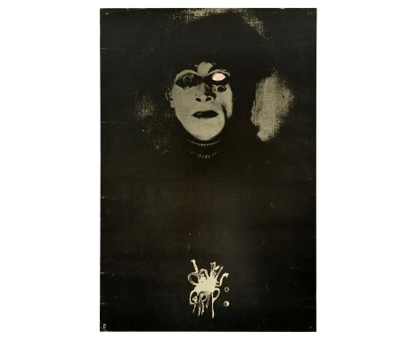 Original vintage music advertising poster for The Crazy World of Arthur Brown, an English rock band formed by singer Arthur B