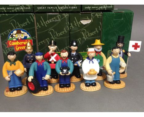 A group of ten Robert Harrop Camberwick Green figures, tallest 11.5cm, with boxes, seven with certificates.  Condition - the 