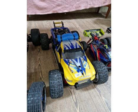 A large 2WD petrol engine RC off road car.P&P:- In-house p&p not available on this lot.