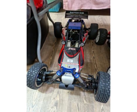 A large Himoto Raptor 1:5 scale 4WD petrol engine RC buggy.