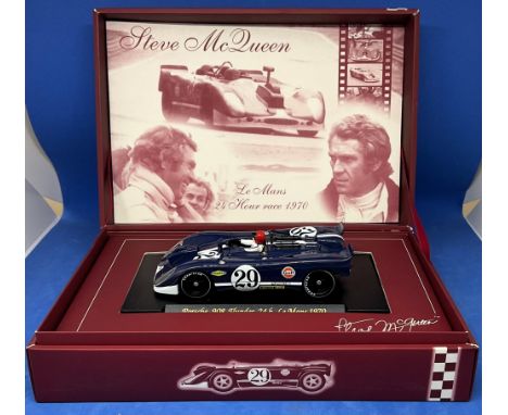 Porsche 908 Thunder model car. 1:32 scale model car. In original box. UNSIGNED.