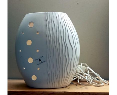 An art pottery lamp H27cm COLLECT ONLY 