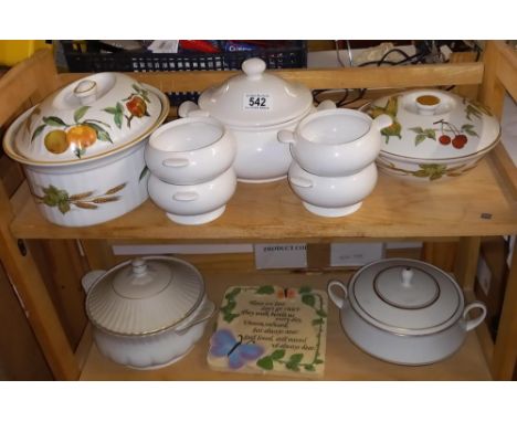 5 Tureens including Royal Worcester 