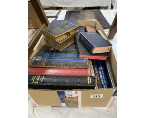 A good lot of vintage bibles etc 