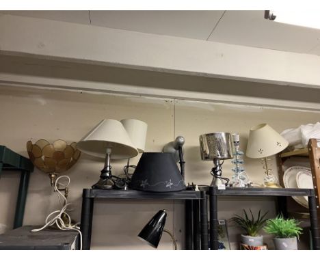 7 lamp bases &amp; shades 